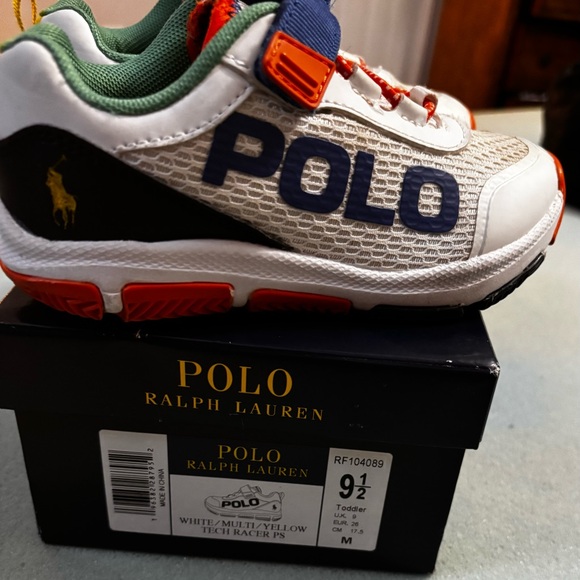 Polo Ralph Lauren Other - Polo by Ralph Lauren White Multi-Color Kids Sneakers